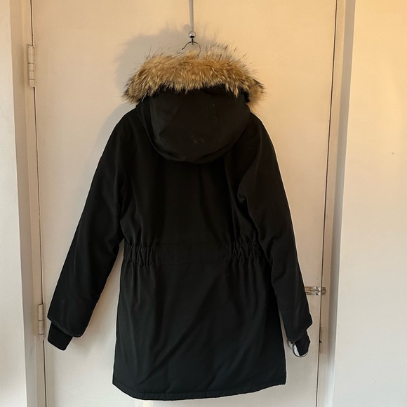 Canada Goose Black Women's Parka with Fur Hood - Picture 3 of 4